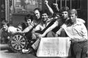 The world record setting darts team from the Fleece in Richmond in 1983