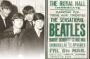 The original poster was for The Beatles’ show at Royal Hall, Harrogate, on March 8 1963