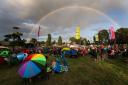 Deer Shed 2023 Festival takes place at Baldersby Park, North Yorkshire. View over to the Main Stage during the performance of Gaz Coombes. Picture: CHRIS BOOTH