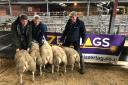 Northallerton - Champion Lamb Picture: Left to Right – Ben Gray (the Judge), Chris Siswick (Purchasers Agent), Alistair Suctliffe (Vendor)