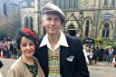 STYLISH: Claire Smith and Andrew Hart from Wynyard dress to impress at Barnard Castle 1940s Weekend last year