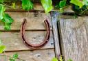 A lucky horseshoe hung on the outside of a building Picture: Mick Gisbourne
