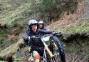 Adam Milner at Northallerton DMC trial at Chequers, above Osmotherley