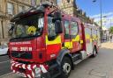 Crews of firefighters were called to Market Place in Richmond at about 3.30pm, following reports of a baby trapped in a car after the keys to the vehicle were trapped in the boot