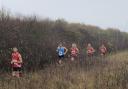 Richmond and Zetland Harriers Men’s Senior Team at the NYSD Foxrush Cross Country at Redcar