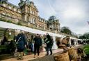 Outdoor section of The Bowes Museum's Christmas Market
                                                              Picture: SARAH CALDECOTT