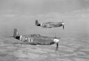 A file image of RAF Mustang Mk I fighters of Number 2 Squadron