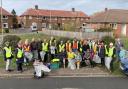 Thirty people collected 77 sacks of rubbish in one hour in Thirsk