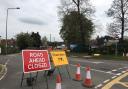 Leeming Lane has been closed while a sewer is replaced