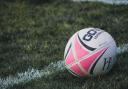 A rugby ball, ready to be used