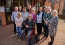 Volunteers and staff outside Age UK in Darlington