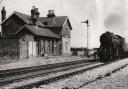 Brompton station before the last stopping trains were withdrawn at the end of 1964