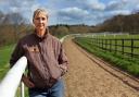 INVESTMENT:  Ann Duffield at the gallops at Sun Hill. Pic: Chris Booth
