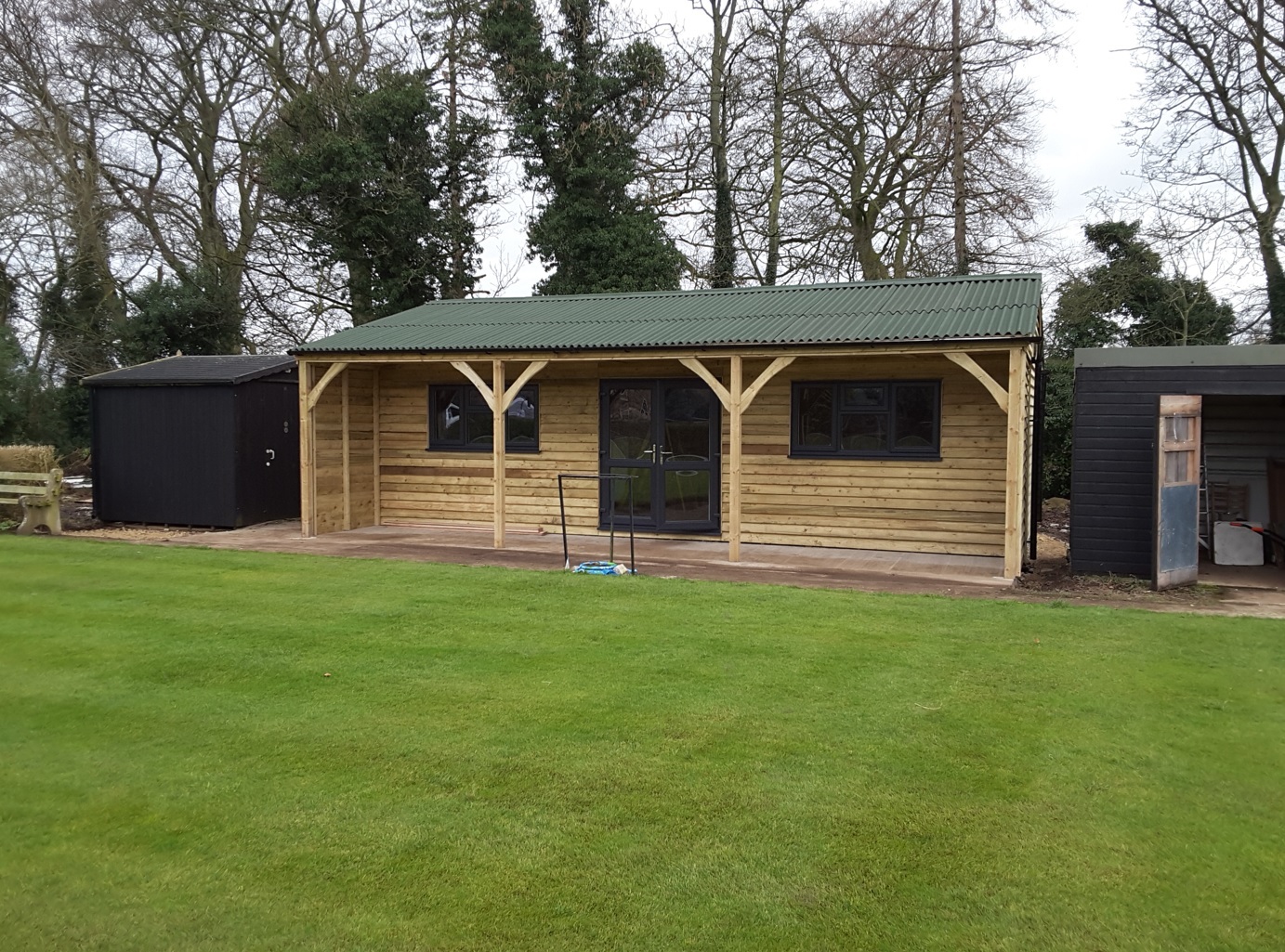 The new pavilion at West Tanfield