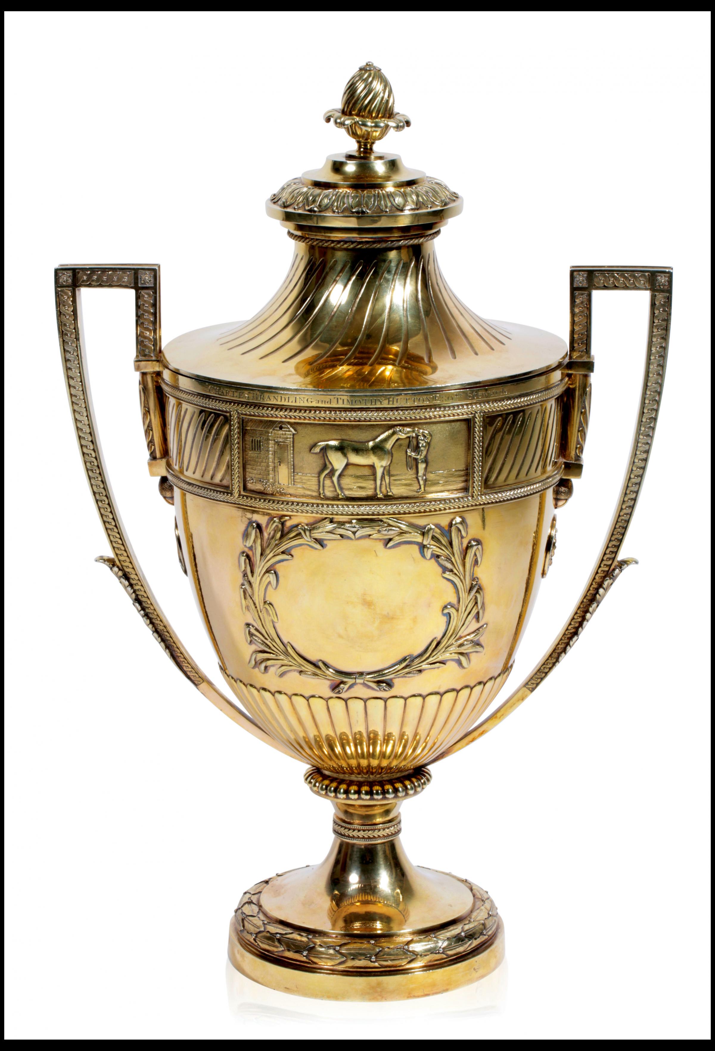 The 1802 Richmond Gold Cup which was auctioned in 2019 for £30,000. Silvio won the cup 40 years earlier