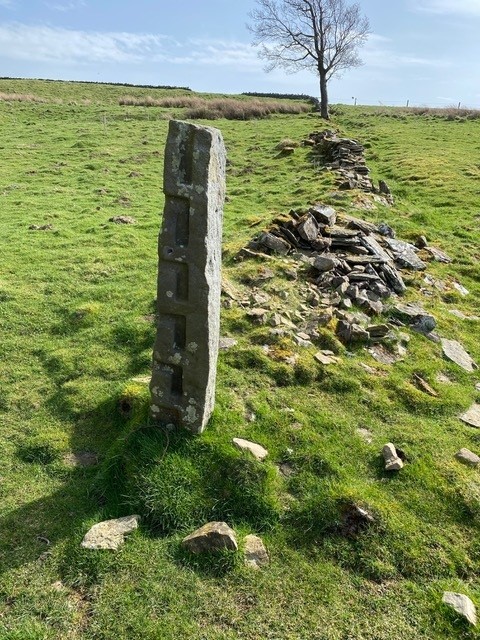 Tony Hutchinson has become interested in these carved gateposts in Coverdale. A huge amount of time must have been invested in hollowing out the holes for the wood of the gate to slot into. Is there a local name for them? How were they made?