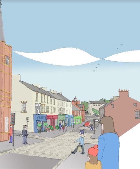 An artists impression of spruced up Loftus High Street