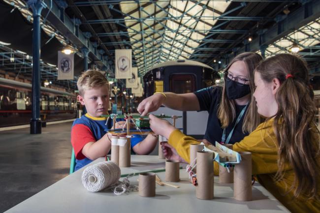 The LEGO-themed activites at the National Railway Museum this half term