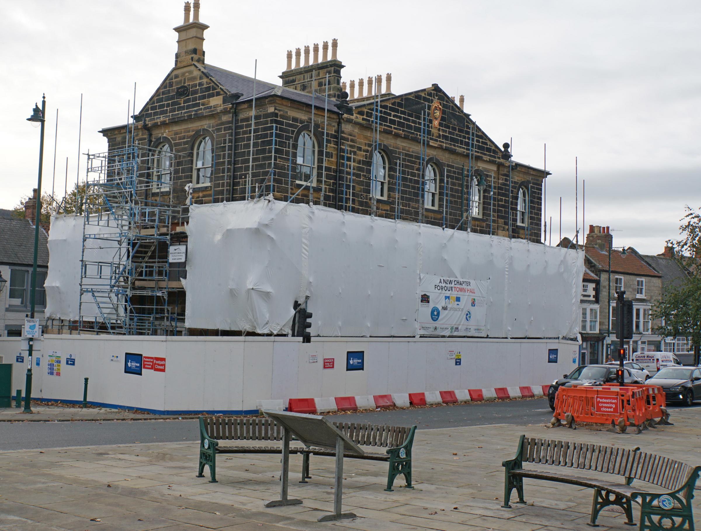 The current state of Guisborough Town Hall