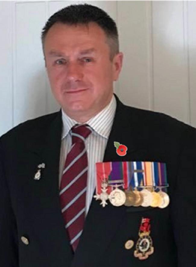 Mark Hill, an armed forces veteran and entrepreneur, from Catterick