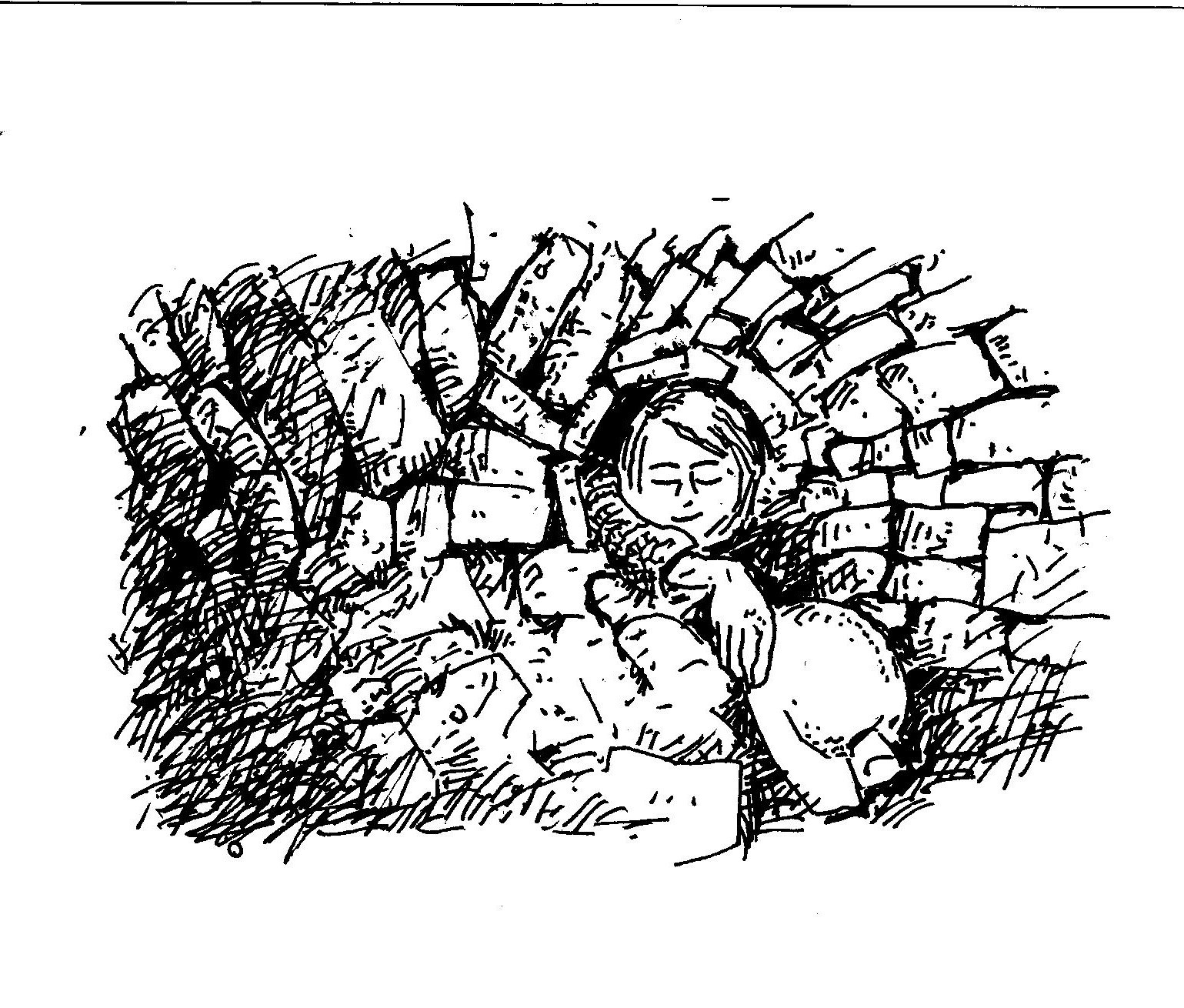A happy caver squeezes through Devis Drum Mine, above Grinton in Swaledale