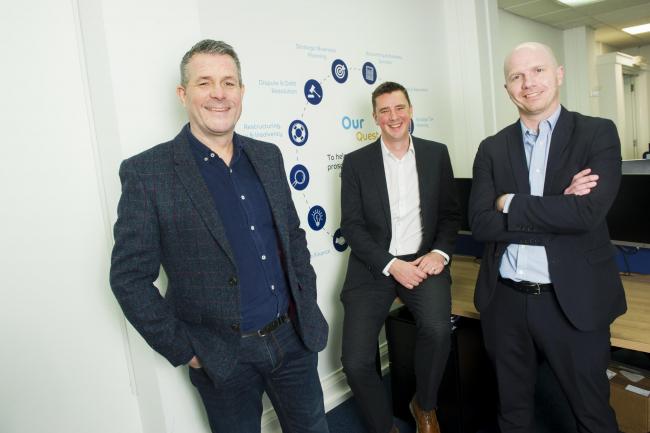 Chief executive officer Paul Dickson, Head of Outsourcing Guy Kerkvliet and Head of Accounting Richard Andrew