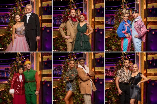 Darlington and Stockton Times: Strictly Come Dancing Christmas special line up. Credit: BBC/PA