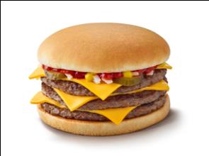Darlington and Stockton Times: Triple Cheeseburger (McDonald's)