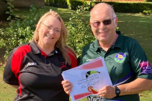 Darlington and Stockton Times: Ken Bousfield has been nominated for Coach of the Year with Bowls England National Awards