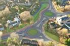 Artist impression of the proposed redeveloped roundabouts connecting Woodland Road, Carmel Road and Staindrop Road