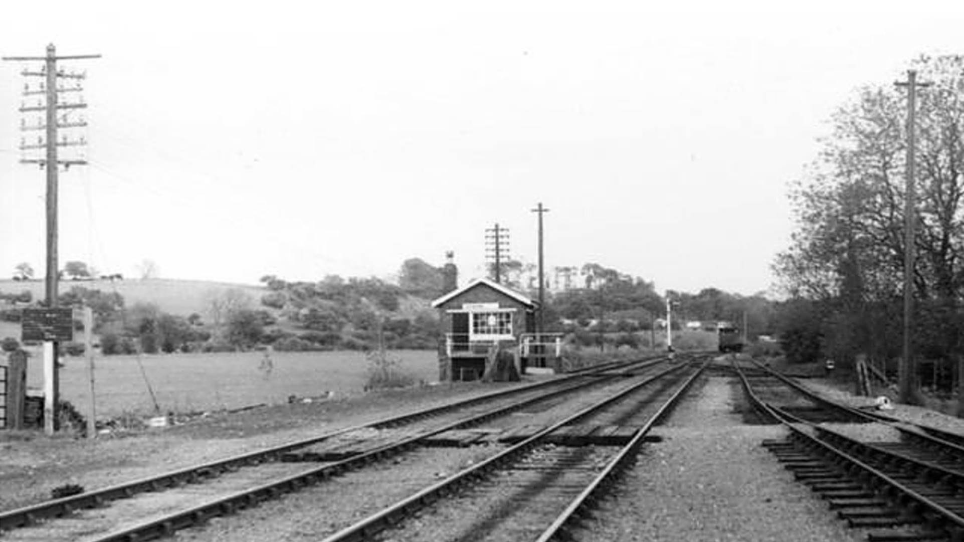 The original signal box at Leyburn Railway Station