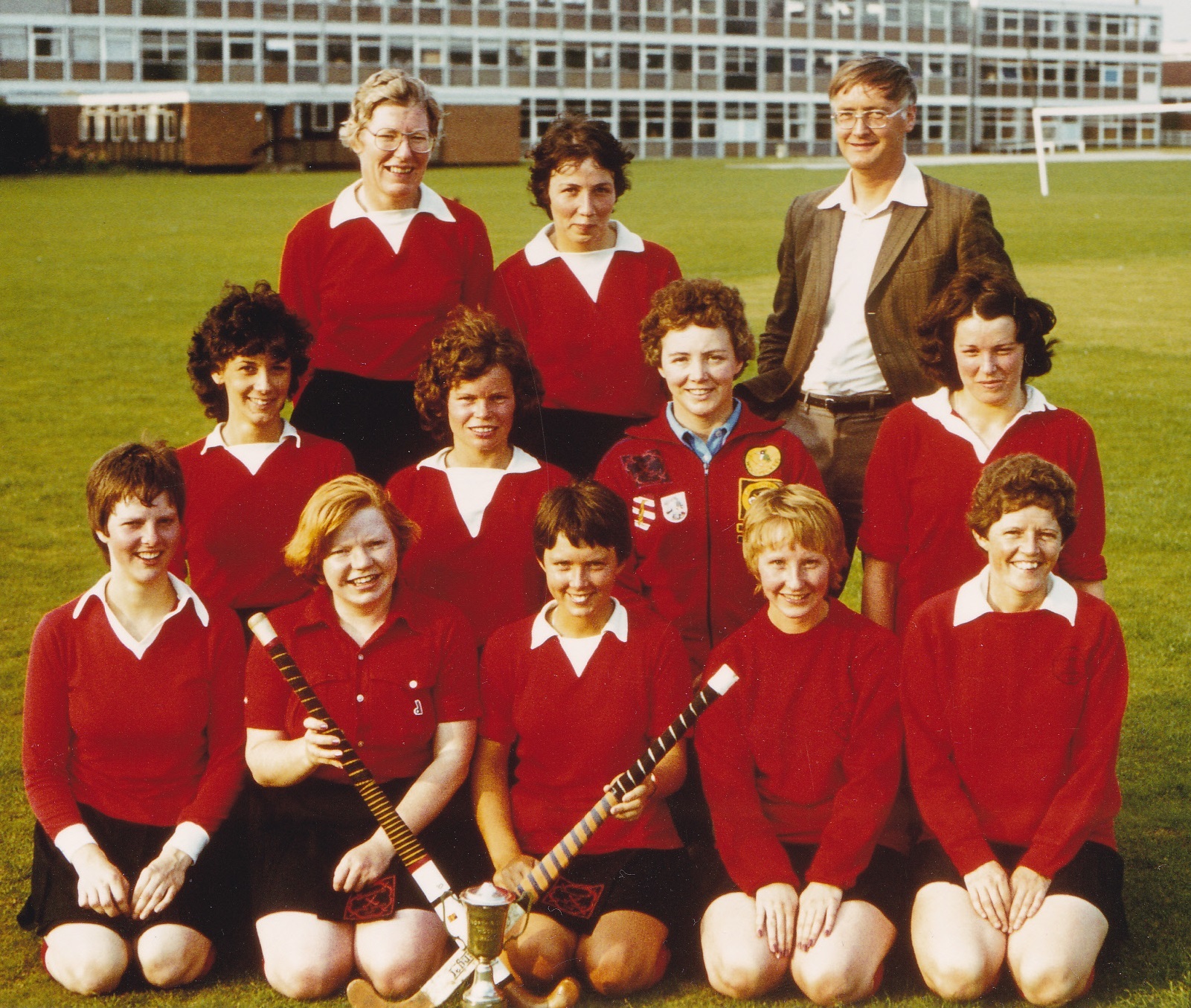 A winning team from Northallerton Hockey Club at a North Riding rally in 1980