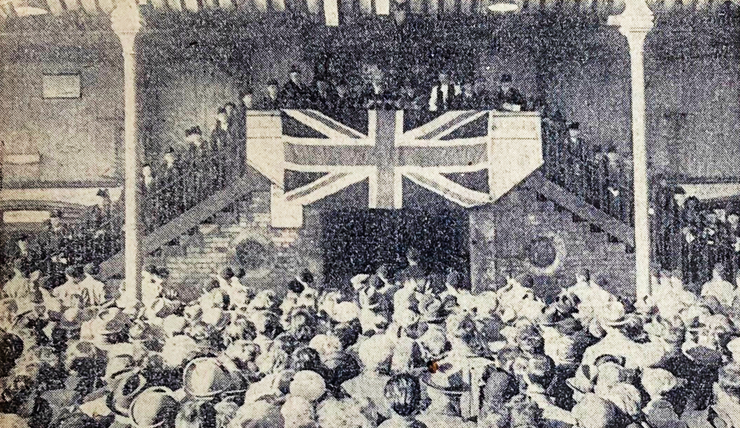The scene in Darlington where, on February 8, 1952, the official proclamation of Queen Elizabeth IIs accession was read from the top of the market steps