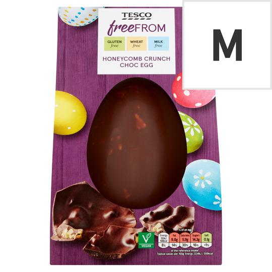 Darlington and Stockton Times: Tesco Free From Honeycomb Crunch Chocolate Egg 180G. Credit: Tesco