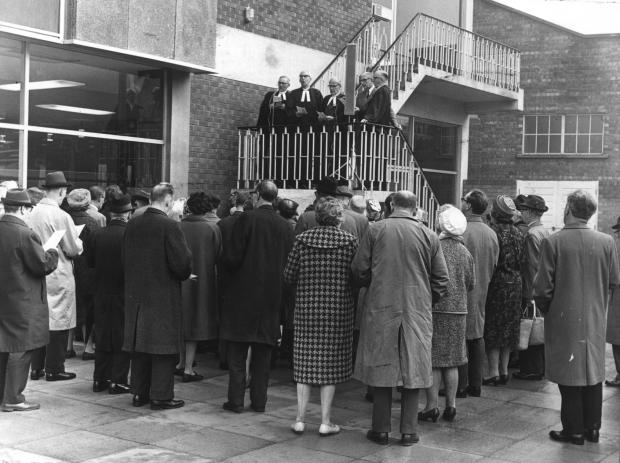 Darlington and Stockton Times: Echo memories - In 1966, a service was held to rededicate the Methodist Church commemorative plaque when it was attached to John Neasham's newly built garage in Darlington. Now the plaque has disappeared