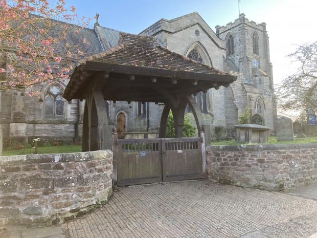 Darlington and Stockton Times: The lychgate at Hurworth All Saints Church