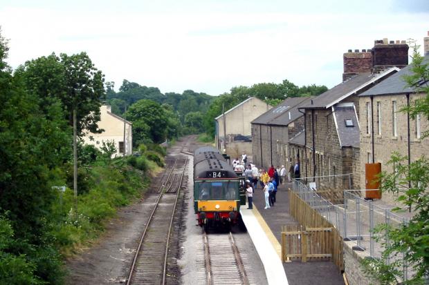 The Wensleydale Railway at Leyburn Station