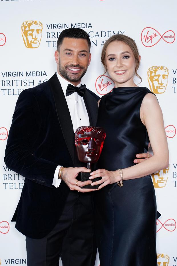 Darlington and Stockton Times: Best moment Bafta TV winners Rose Ayling-Ellis and Giovanni Pernice (left) at the Virgin BAFTA TV Awards 2022. Credit: PA