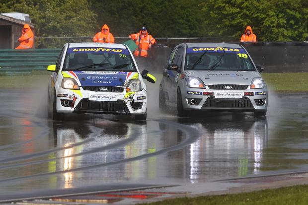 Action, especially from the BRSCC Fiesta Juniors, is guaranteed at Croft this weekend Picture: TONY TODD