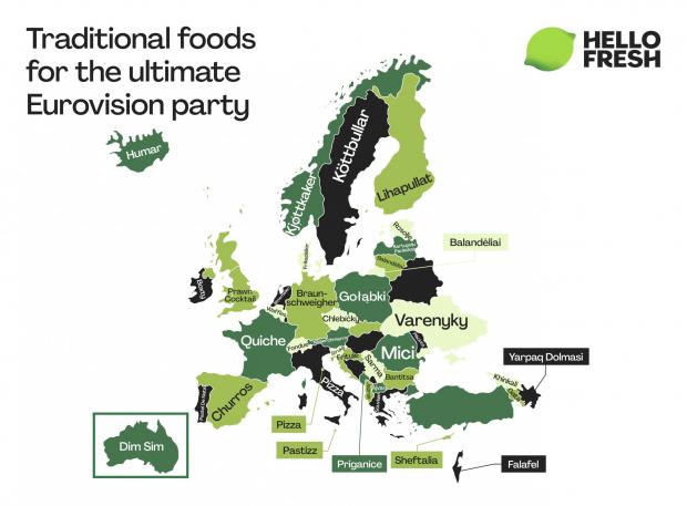 Darlington and Stockton Times: Traditional European foods by country from HelloFresh. Credit: HelloFresh