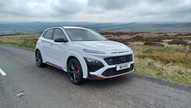 Darlington and Stockton Times: The Kona N on the rugged Pennine hills near Holmfirth in West Yorkshire