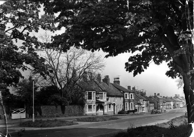 Darlington and Stockton Times: A lovely study of the Bay Horse and the east end of Hurworth in the mid 1960s