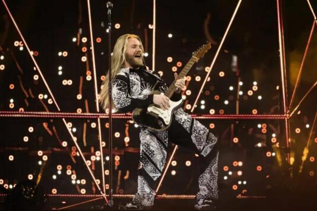 Ukraine has won the Eurovision Song Contest with folk-rap group Kalush Orchestra’s Stefania, with Sam Ryder, pictured, second for the UK with Space Man.