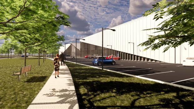 Darlington and Stockton Times: CGI images of the proposed business park 