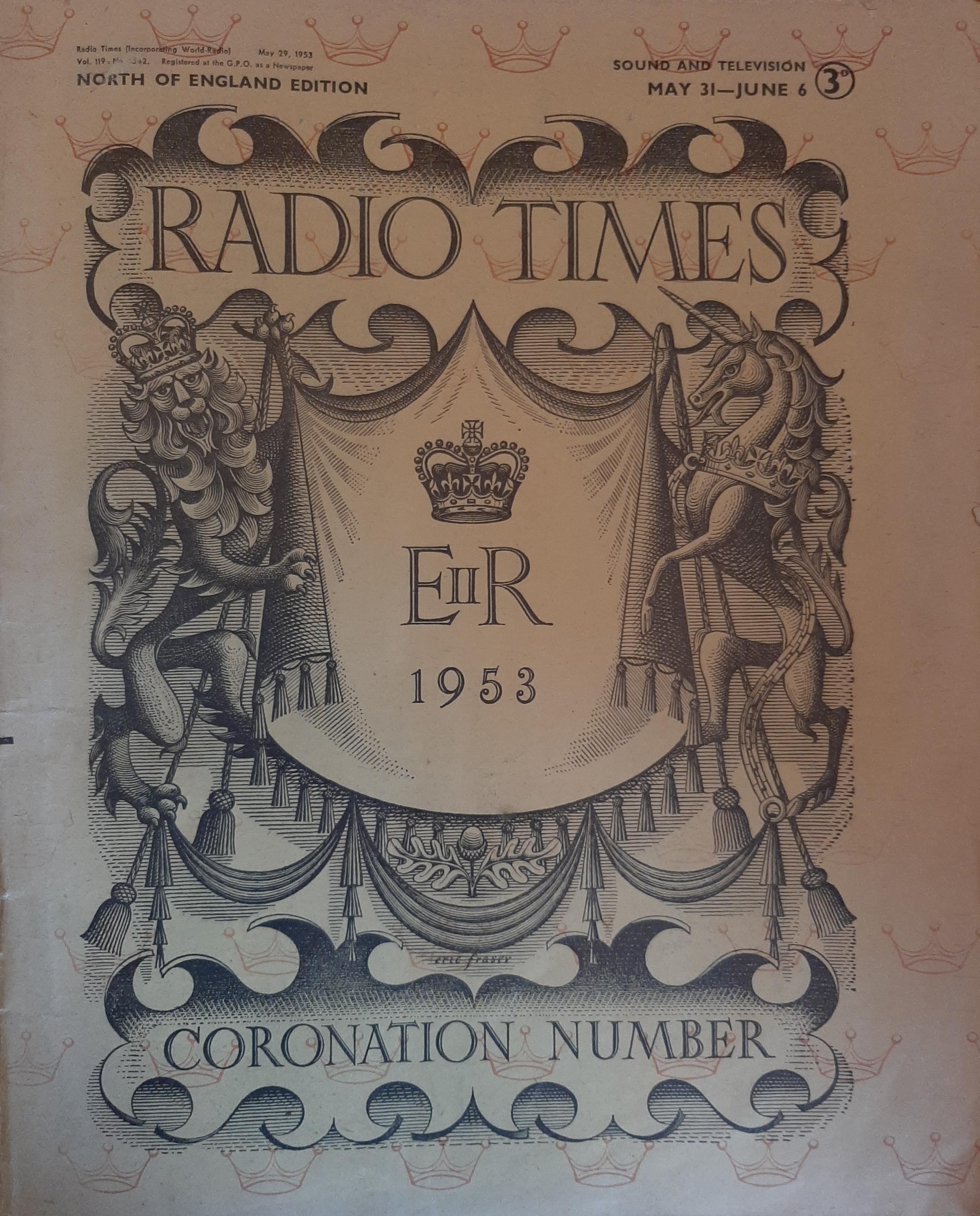 The cover of the special edition Radio Times produced following the coronation
