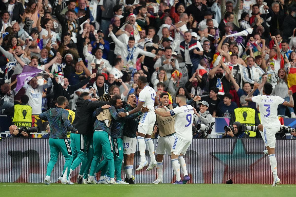 Real Madrid celebrate