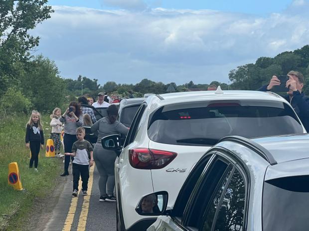 Darlington and Stockton Times: Chaos on the A67 between Yarm and Teesside Airport Picture: JIM SCOTT