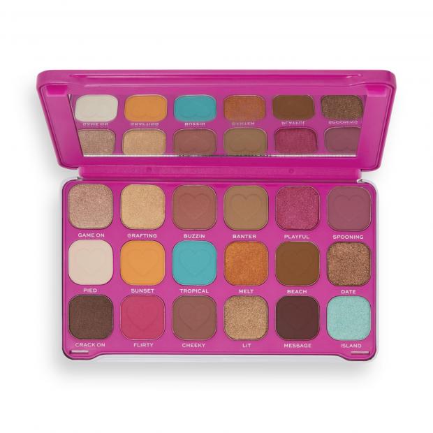 Darlington and Stockton Times: Love Island x Makeup Revolution I've Got a Text Forever Flawless Eyeshadow Palette. Credit: Revolution