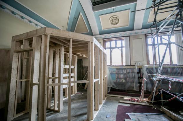 Darlington and Stockton Times: Inside the renovation of Darlington Library Picture: SARAH CALDECOTT