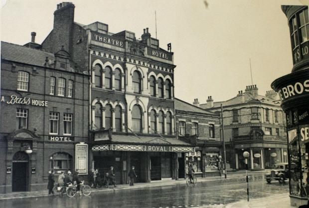 Darlington and Stockton Times: The Theatre Royal in Northgate in 1937 after it had closed as a theatre and was about to be transformed into an art deco cinema, causing the loss of the all the external Victoriana. Pictures courtesy of the Darlington Centre for Local Studies